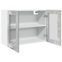 Armario colgante de vidrio gris hormigón 80x31x60 cm de , Armarios de cocina - Ref: Foro24-856118, Precio: 64,14 €, Descuento: %