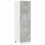 Armario frigorífico madera contrachapada hormigón 60x57x207 cm de , Armarios de cocina - Ref: Foro24-856124, Precio: 157,02 €...
