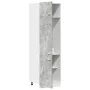 Armario frigorífico madera contrachapada hormigón 60x57x207 cm de , Armarios de cocina - Ref: Foro24-856124, Precio: 157,02 €...