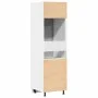 Armario frigorífico madera contrachapada hormigón 60x57x207 cm de , Armarios de cocina - Ref: Foro24-856124, Precio: 157,02 €...