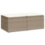 Set sofás jardín y cojines 2 pzas ratán sintético acacia beige de , Conjuntos de jardín - Ref: Foro24-3328661, Precio: 96,05 ...