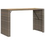 Set bar jardín con cojines 7 pzas ratán sintético acacia gris de , Conjuntos de jardín - Ref: Foro24-3328904, Precio: 779,85 ...