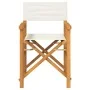 Sillas de director plegables 2 uds madera maciza teca crema von , Gartenstühle - Ref: Foro24-4008512, Preis: 221,33 €, Rabatt: %