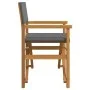 Sillas de director plegables 2 uds madera maciza teca crema von , Gartenstühle - Ref: Foro24-4008512, Preis: 221,33 €, Rabatt: %