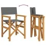 Sillas de director plegables 2 uds madera maciza teca crema von , Gartenstühle - Ref: Foro24-4008512, Preis: 221,33 €, Rabatt: %