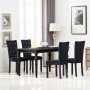 Sillas de comedor 4 unidades terciopelo negro en Sillas de comedor | Comprar online en Foru.es
