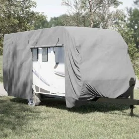 Funda para caravana tela no tejida gris 550x250x220 cm de , Cubiertas para almacenamiento de automóviles - Ref: Foro24-401586...
