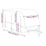 Funda para caravana tela no tejida gris 550x250x220 cm von , Autoaufbewahrungsabdeckungen - Ref: Foro24-4015866, Preis: 137,8...