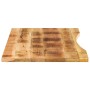 Tablero escritorio con curva madera mango rugosa 110x50x2,5 cm de , Accesorios y productos para escritorios - Ref: Foro24-370...