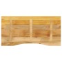 Tablero escritorio con curva madera mango rugosa 110x50x2,5 cm de , Accesorios y productos para escritorios - Ref: Foro24-370...