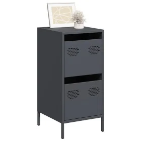 Aparador de acero laminado en frío antracita 35x39x73,5 cm von , Sideboards - Ref: Foro24-851396, Preis: 87,36 €, Rabatt: %