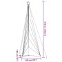 Luces para árbol de Navidad 861 LEDs blanco frío 478 cm de , Arboles de navidad - Ref: Foro24-4016425, Precio: 57,89 €, Descu...