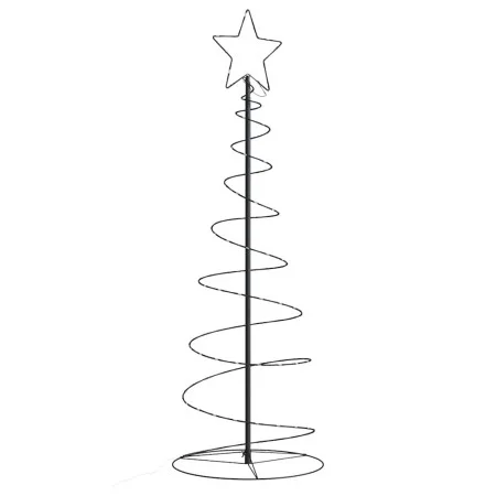 Árbol de Navidad cono de luz 100 LEDs blanco cálido 150 cm de , Luces de Navidad - Ref: Foro24-4019498, Precio: 65,19 €, Desc...
