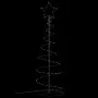 Árbol de Navidad cono de luz 100 LEDs blanco cálido 150 cm de , Luces de Navidad - Ref: Foro24-4019498, Precio: 65,19 €, Desc...