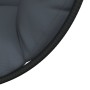 Silla colgante huevo con soporte ratán y acero antracita de , Balancines de jardín - Ref: Foro24-4007402, Precio: 264,69 €, D...