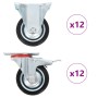 Ruedas 24 unidades 75 mm de , Manipulación de materiales - Ref: Foro24-278039, Precio: 89,89 €, Descuento: %