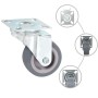 Ruedas giratorias 24 unidades 50 mm de , Manipulación de materiales - Ref: Foro24-277819, Precio: 55,64 €, Descuento: %
