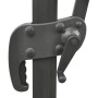 Sombrilla voladiza con poste y luces LED negra 300 cm de vidaXL, Sombrillas - Ref: Foro24-312348, Precio: 298,60 €, Descuento: %