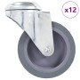 Ruedas giratorias con agujero pasador 12 unidades 75 mm de , Manipulación de materiales - Ref: Foro24-277852, Precio: 63,55 €...