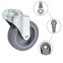 Ruedas giratorias con agujero pasador 12 unidades 75 mm de , Manipulación de materiales - Ref: Foro24-277852, Precio: 63,55 €...