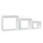 Mesas apilables 3 piezas madera contrachapada blanco de , Mesas auxiliares - Ref: Foro24-808576, Precio: 56,43 €, Descuento: %