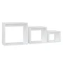 Mesas apilables 3 piezas madera contrachapada blanco de , Mesas auxiliares - Ref: Foro24-808576, Precio: 55,62 €, Descuento: %