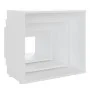 Mesas apilables 3 piezas madera contrachapada blanco de , Mesas auxiliares - Ref: Foro24-808576, Precio: 55,62 €, Descuento: %