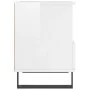 Mesita de noche madera contrachapada blanco brillo 40x35x50 cm de , Mesitas de noche - Ref: Foro24-830640, Precio: 57,20 €, D...