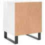 Mesita de noche madera contrachapada blanco brillo 40x35x50 cm de , Mesitas de noche - Ref: Foro24-830640, Precio: 57,20 €, D...