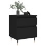 Mesita de noche madera contrachapada negro 40x35x50 cm de , Mesitas de noche - Ref: Foro24-830654, Precio: 51,05 €, Descuento: %