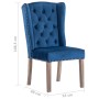 Sillas de comedor 2 unidades terciopelo azul de , Sillas de comedor - Ref: Foro24-3055847, Precio: 374,87 €, Descuento: %