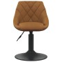 Silla de comedor de terciopelo marrón de , Sillas de comedor - Ref: Foro24-3088811, Precio: 74,96 €, Descuento: %