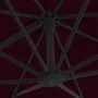 Sombrilla voladiza con poste de aluminio rojo burdeos 300x300cm de vidaXL, Sombrillas - Ref: Foro24-312314, Precio: 127,81 €,...