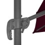 Sombrilla voladiza con poste de aluminio rojo burdeos 300x300cm de vidaXL, Sombrillas - Ref: Foro24-312314, Precio: 128,84 €,...