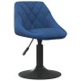 Taburete de cocina de terciopelo azul de , Taburetes de cocina - Ref: Foro24-335320, Precio: 65,22 €, Descuento: %