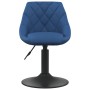 Taburete de cocina de terciopelo azul de , Taburetes de cocina - Ref: Foro24-335320, Precio: 65,22 €, Descuento: %