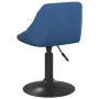 Taburete de cocina de terciopelo azul de , Taburetes de cocina - Ref: Foro24-335320, Precio: 64,32 €, Descuento: %