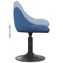 Taburete de cocina de terciopelo azul de , Taburetes de cocina - Ref: Foro24-335320, Precio: 64,32 €, Descuento: %