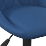Taburete de cocina de terciopelo azul de , Taburetes de cocina - Ref: Foro24-335320, Precio: 65,22 €, Descuento: %