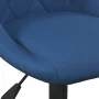 Taburete de cocina de terciopelo azul de , Taburetes de cocina - Ref: Foro24-335320, Precio: 64,32 €, Descuento: %