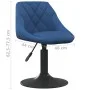 Taburete de cocina de terciopelo azul de , Taburetes de cocina - Ref: Foro24-335320, Precio: 64,32 €, Descuento: %