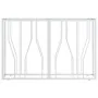 Mesa consola acero inoxidable y vidrio plateado 110x30x70 cm de , Mesas auxiliares - Ref: Foro24-350027, Precio: 217,17 €, De...