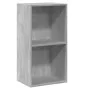 Estantería 2 niveles contrachapada gris hormigón 40x30x76,5cm de , Librerías y estanterías - Ref: Foro24-800931, Precio: 39,7...