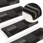 Alfombrillas escalera autoadhesivas 5uds negro y gris 65x21x4cm de , Alfombrillas para escalones - Ref: Foro24-149842, Precio...