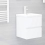 Armario para lavabo madera contrachapada blanco 41x38,5x45 cm de , Muebles de baño - Ref: Foro24-804728, Precio: 49,60 €, Des...