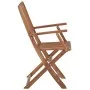Sillas plegables de jardín 2 unidades madera maciza de acacia de vidaXL, Sillas de jardín - Ref: Foro24-313601, Precio: 105,8...