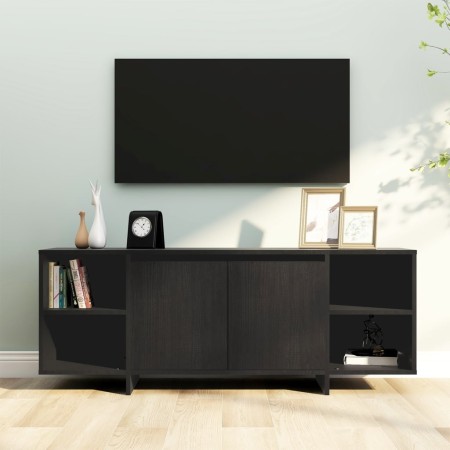 Mueble para TV madera contrachapada negro 130x35x50 cm de , Muebles TV - Ref: Foro24-809585, Precio: 103,52 €, Descuento: %