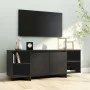 Mueble para TV madera contrachapada negro 130x35x50 cm de , Muebles TV - Ref: Foro24-809585, Precio: 101,58 €, Descuento: %