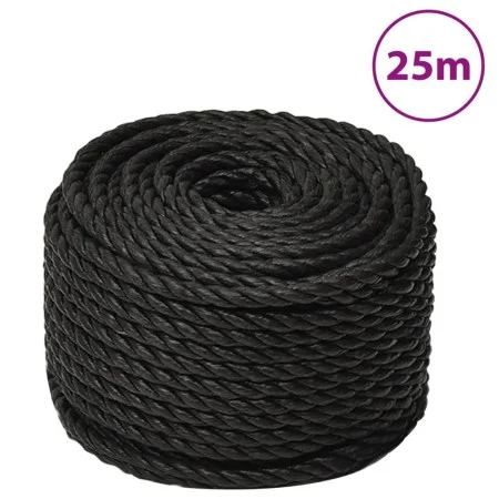Cuerda de trabajo polipropileno negro 12 mm 25 m von , Seile und Metallschnüre - Ref: Foro24-153016, Preis: 18,38 €, Rabatt: %