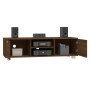 Mueble para TV madera contrachapada marrón roble 140x40,5x35 cm de , Muebles TV - Ref: Foro24-342628, Precio: 103,15 €, Descu...